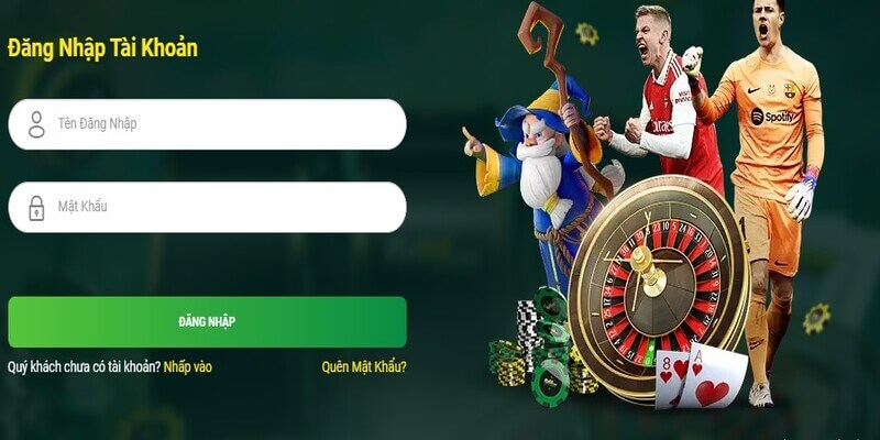 Đăng nhập để tham gia trải nghiệm tại sảnh casino FB88